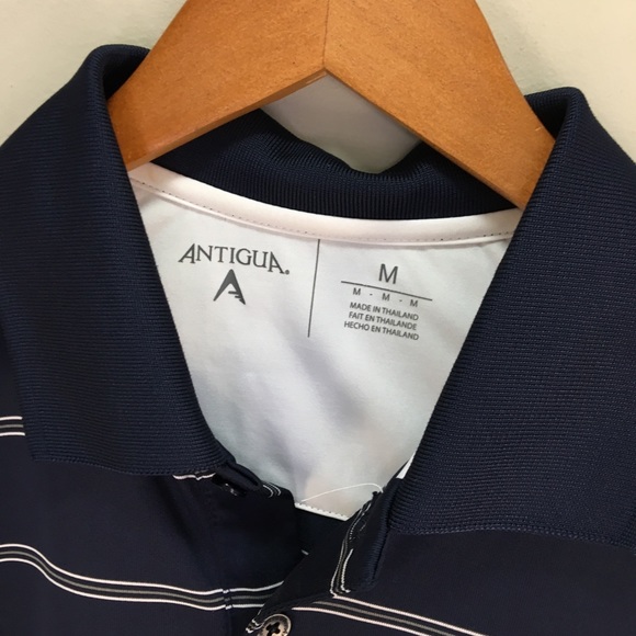 ❌SOLD❌ Antiqua Golf Polo Short Sleeve Shirt Mens Medium - Picture 2 of 5